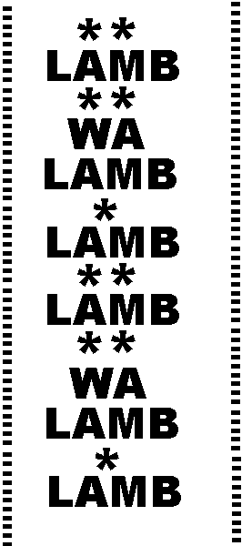 Brand WA lamb No