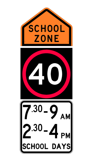 School Zone Example with Variable Speed
